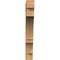 Ekena Millwork Balboa Block Rough Sawn Bracket, Western Red Cedar, 6"W x 42"D x 48"H BKT06X42X48BOA05RWR - alternate 2